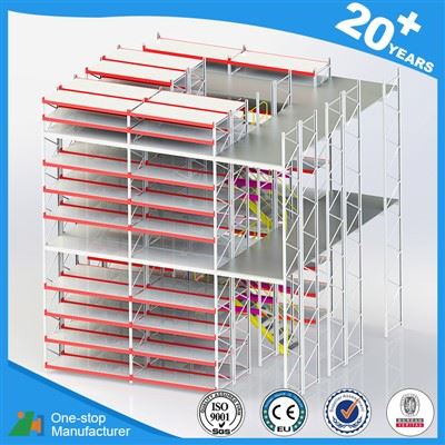 Multi-Layer Steel Structure Mezzanine with Conveyors