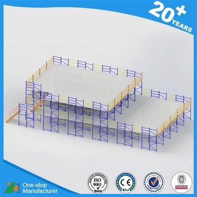 Steel Mezzanine Floor Rack with Perforated Decking