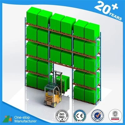 Industrial heavy duty pallet rack for logistics warehouses