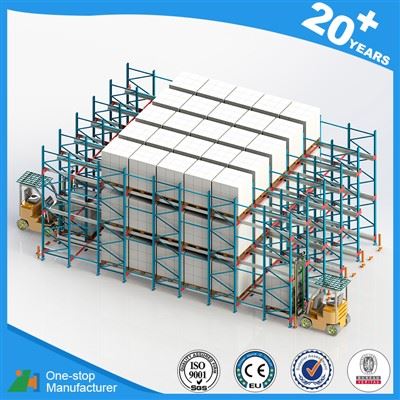 Shuttle pallet racking system lanes
